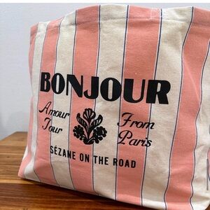 Sezane NWOT Bonjour Amour Tour From Paris Tote